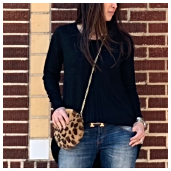 #25 ✨LAST ONE ✨PARIS Faux fur leopard cross body bag - Picture 4 of 7